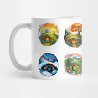 Round Doors - Seasons Pattern - Pack - Fantasy Mug